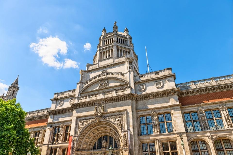 Het Victoria & Albert Museum in Londen, Groot-Brittannië