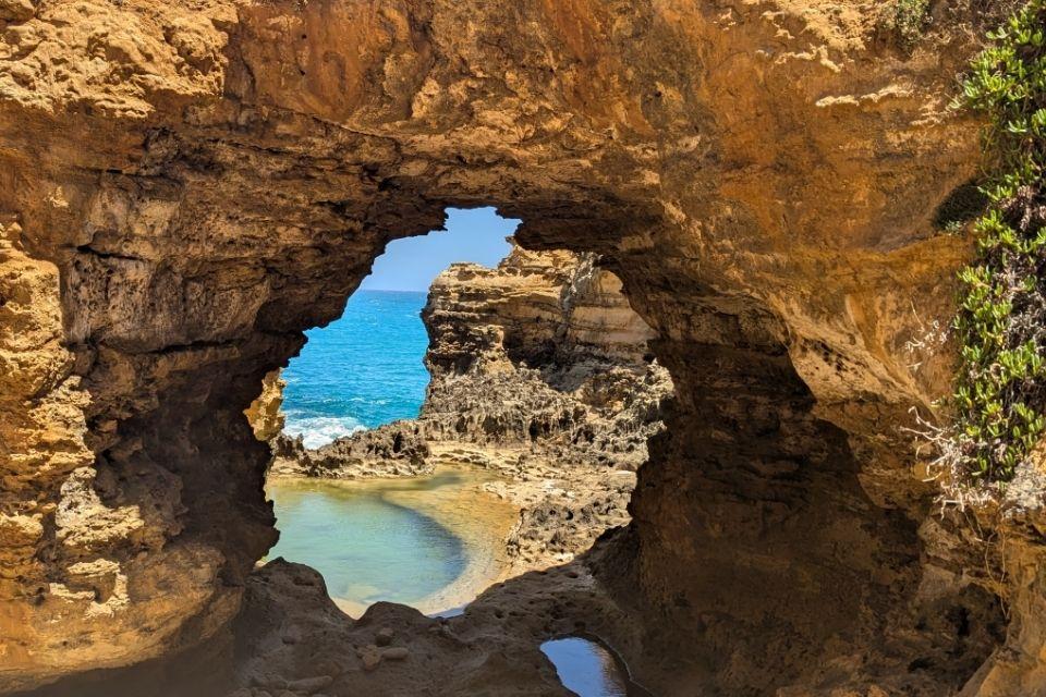 De Gtotto aan de Great Ocean Road Australië