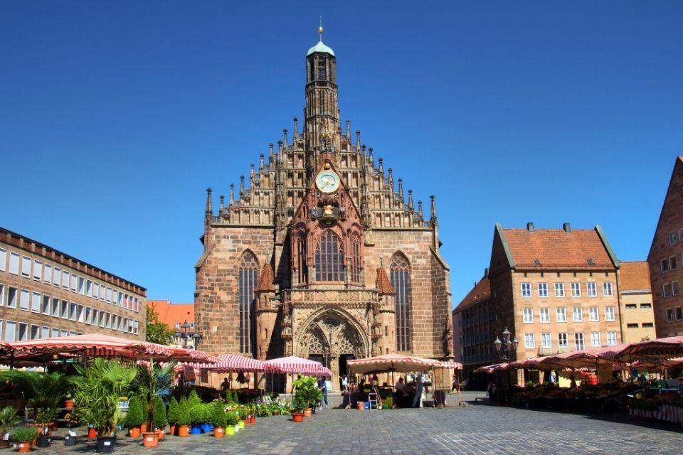 Frauenkirche in Nürnberg Duitsland