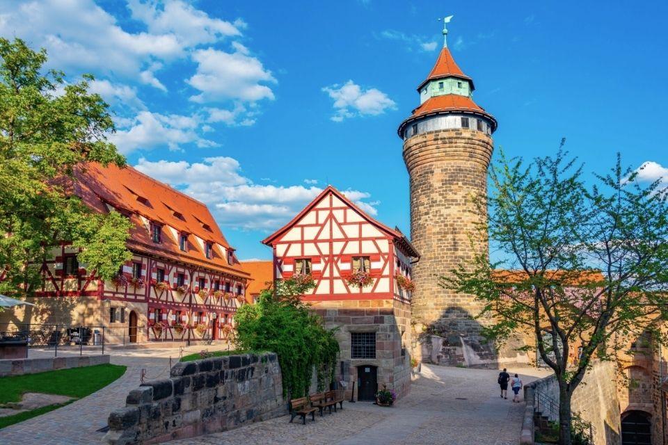 Kaiserburg  in Nürnberg Duitsland