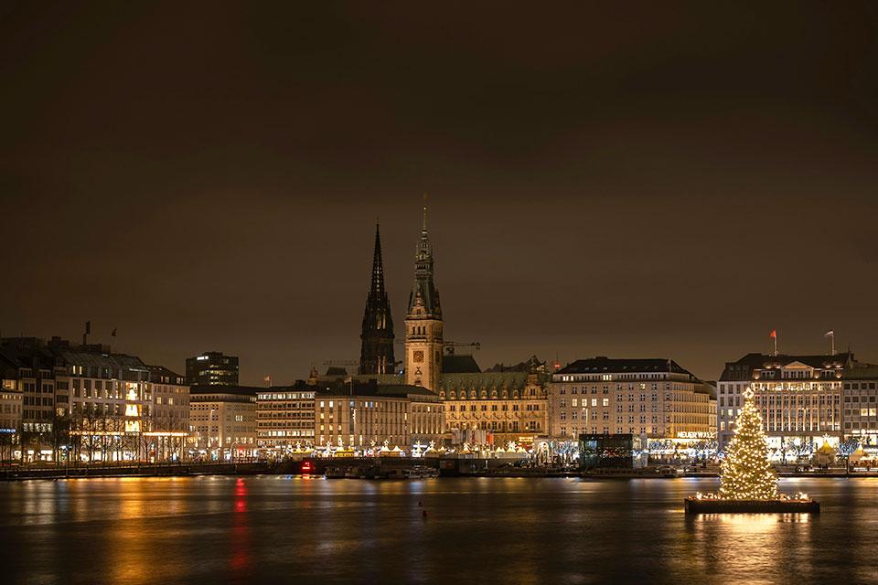 Binnenalster, Hamburg, Duitsland