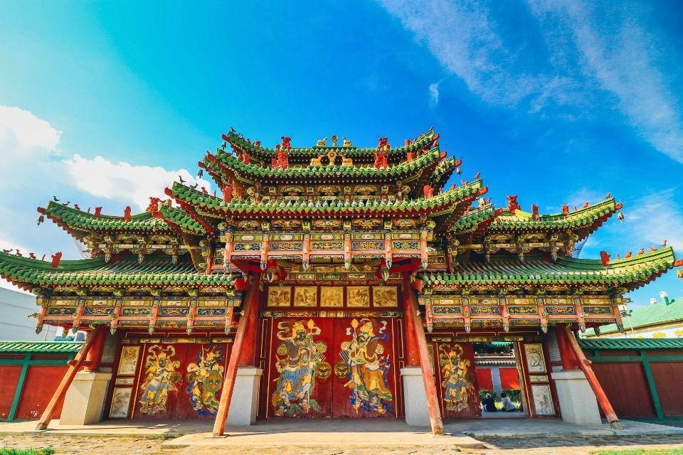 Winterpaleis van Bogd Khan in Ulaanbaatar Mongolië