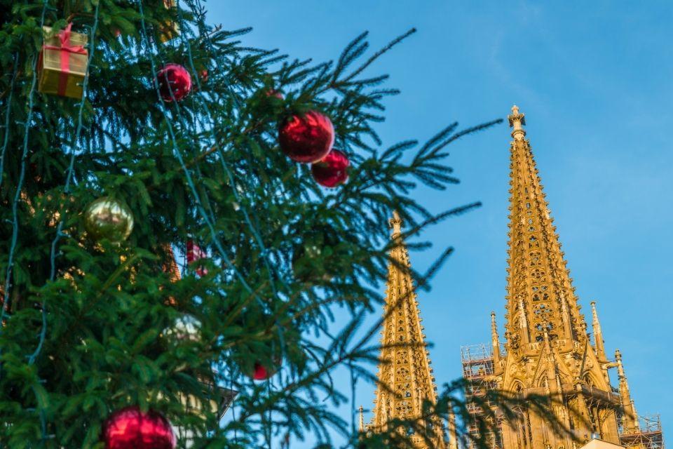 Regensburg Dom Sankt Peter Duitsland kerst