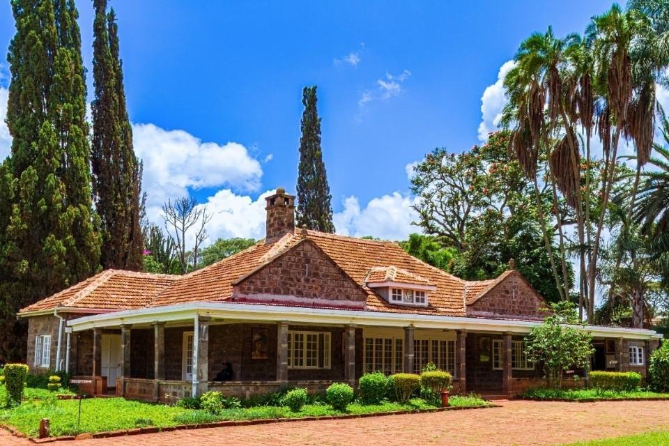 Het Karen Blixen Museum in Nairobi, Kenia