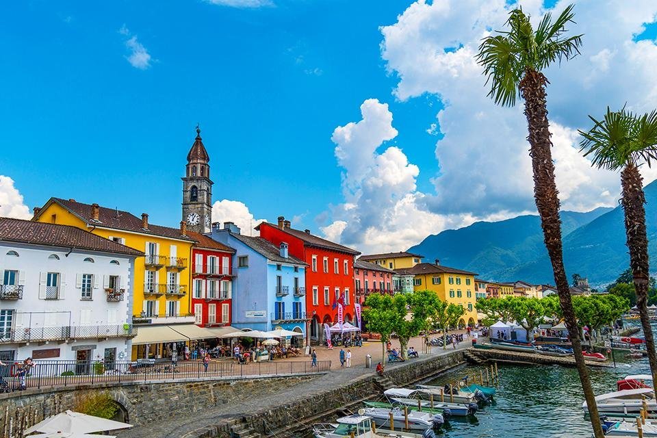 Ascona aan het Lago Maggiore, Zwitserland