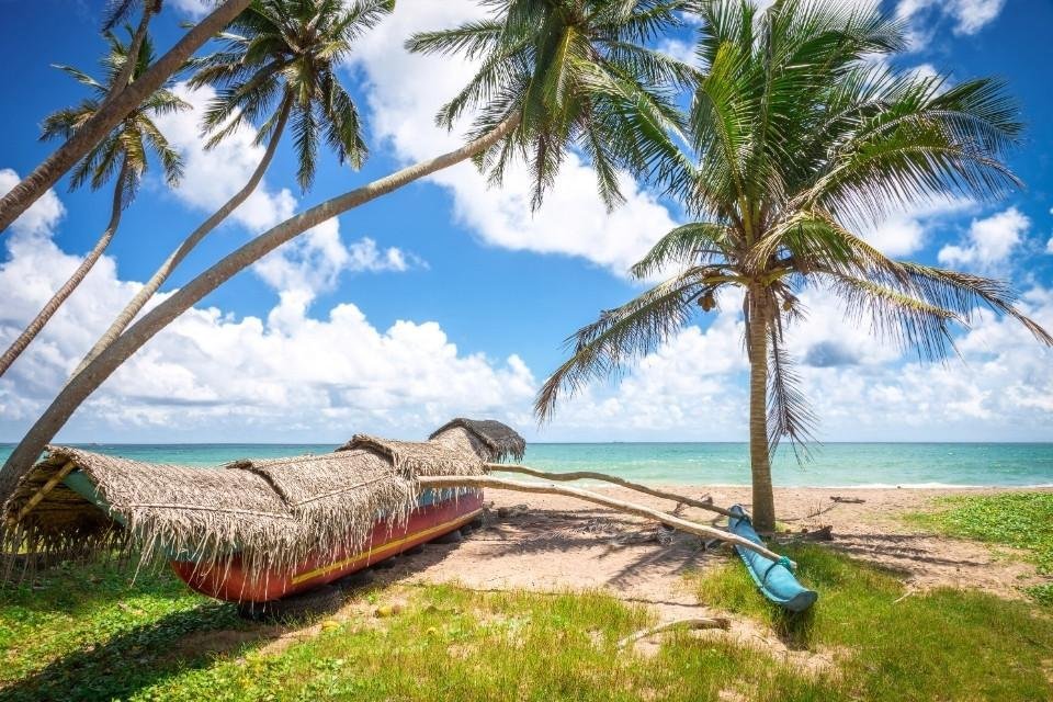 Hikkaduwa strand, Sri Lanka