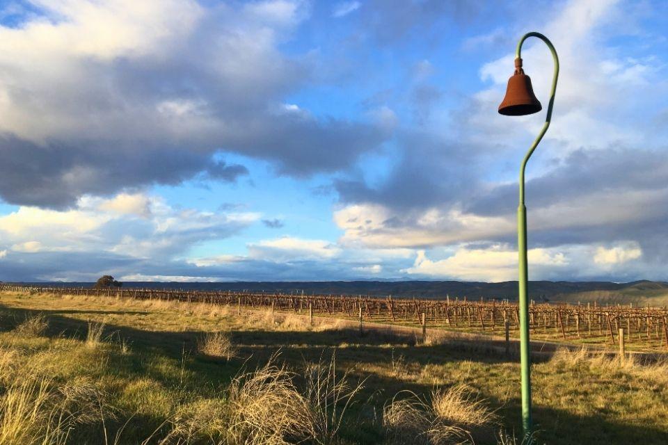 Bell-marker langs El Camino Real (de koninklijke weg), Amerika