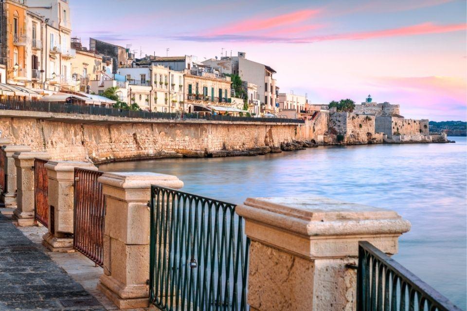 Ortigia in Syracuse Sicilië Italië