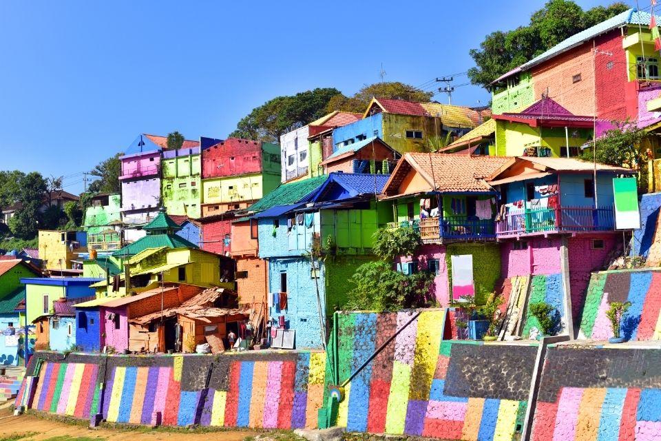 Kampung Warna‑Warni Jodipan, Indonesië