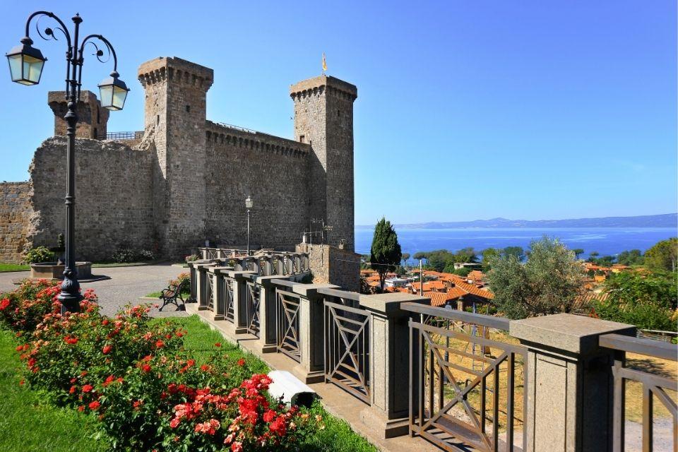 Castello di Bolsena en Lago di Bolsena Italië