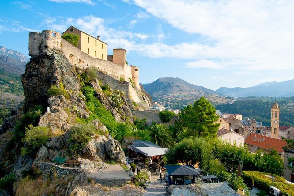 Corte op Corsica, Frankrijk