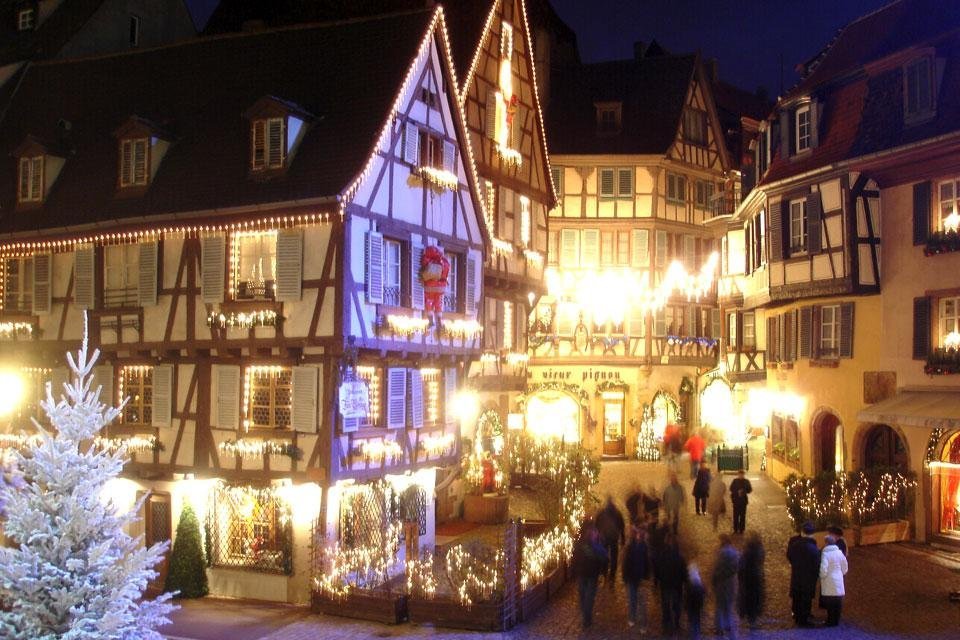 Marché de Noël in Colmar, Frankrijk