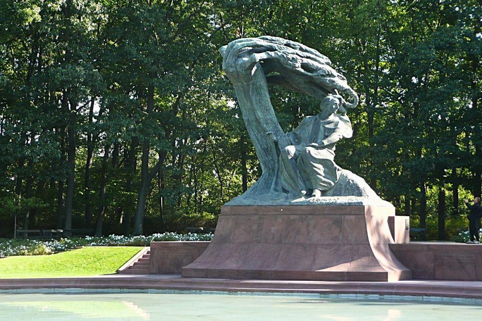 Monument Frédéric Chopin in Warschau | Foto Frits & Mary Mutsaers