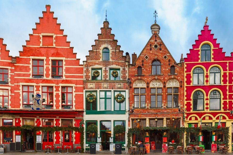 Grote Markt in Brugge België