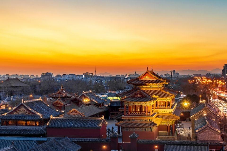 De Lamatempel (Yonghe-tempel) in Beijing, China