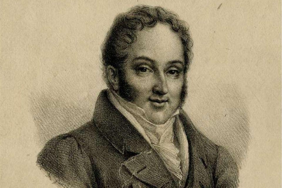 Portret van Gioachino Rossini (1824)