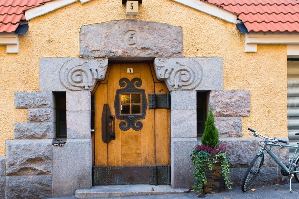 Het Eol-huis in Helsinki, Finland