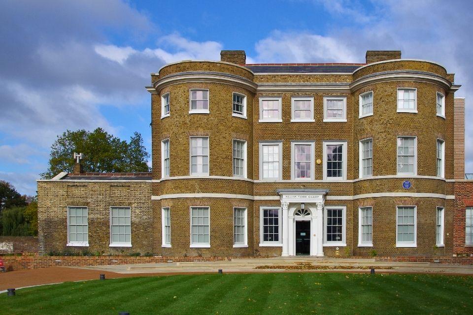 William Morris Gallery nn de Londense wijk Walthamstow Engeland