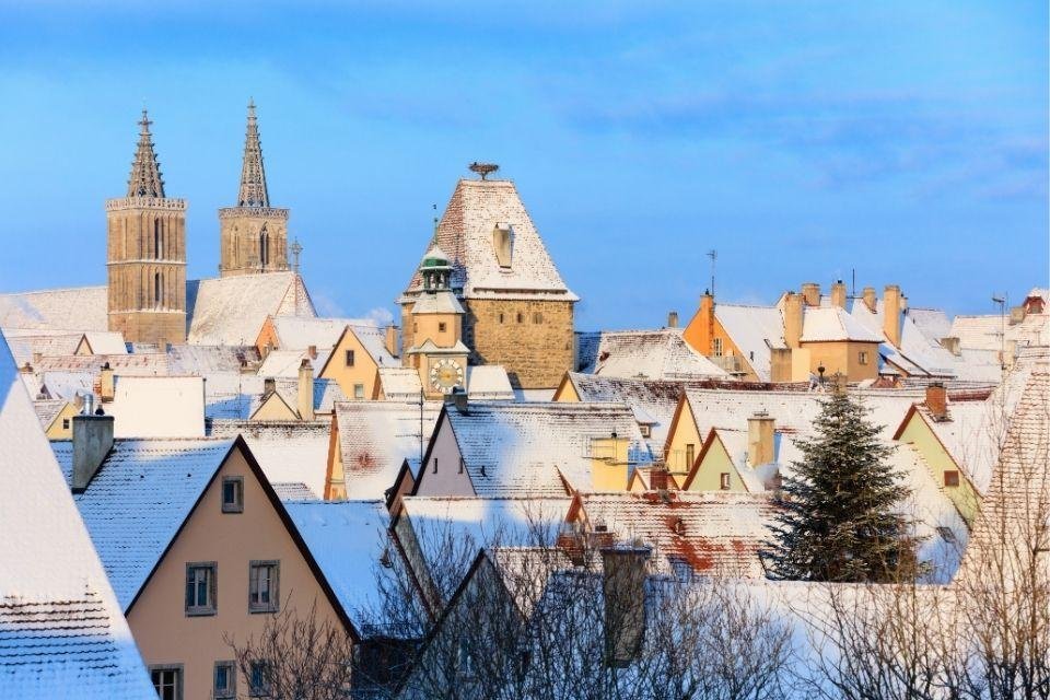Rothenburg ob der Tauber Duistland winter