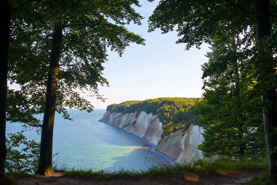 Krijtrotsen op Rügen, Duitsland