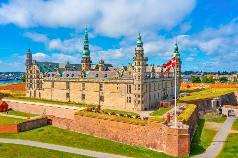 Kasteel Kronborg aan de Sont in Denemarken