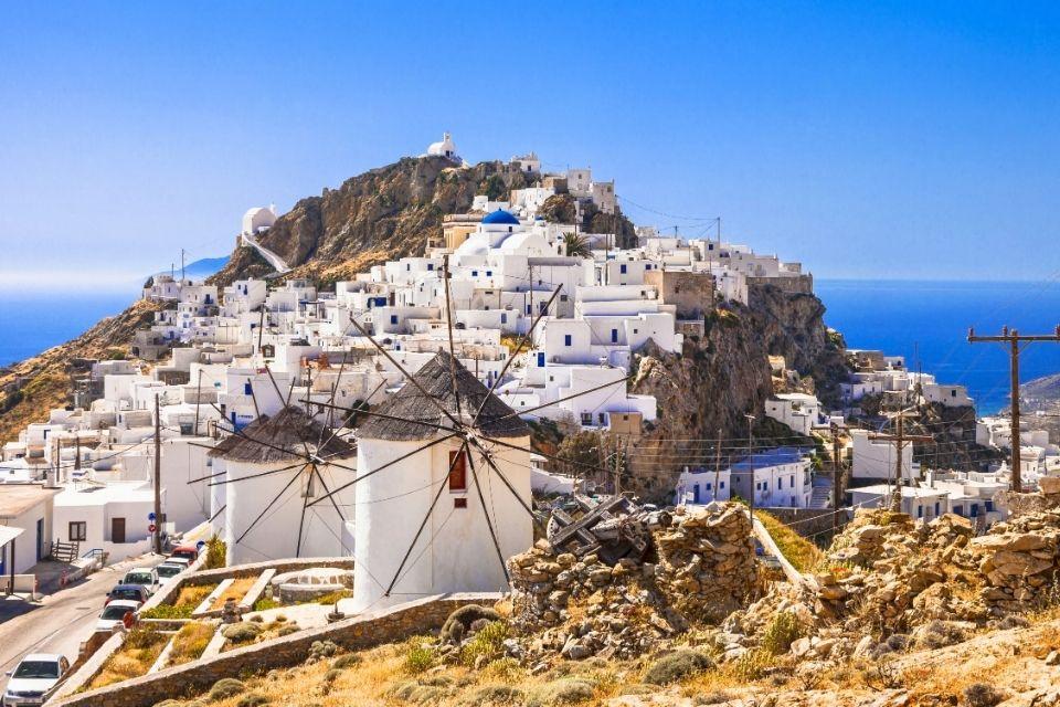 Molentjes in Chora op Serifos, Griekenland