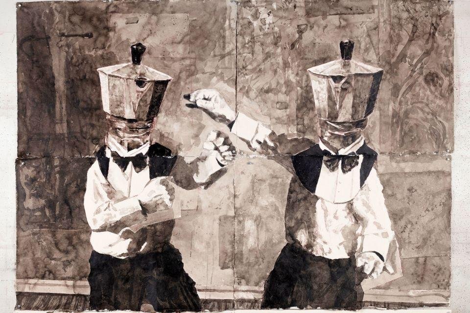 William Kentridge I Look in the Mirror I Know What I Need 2024