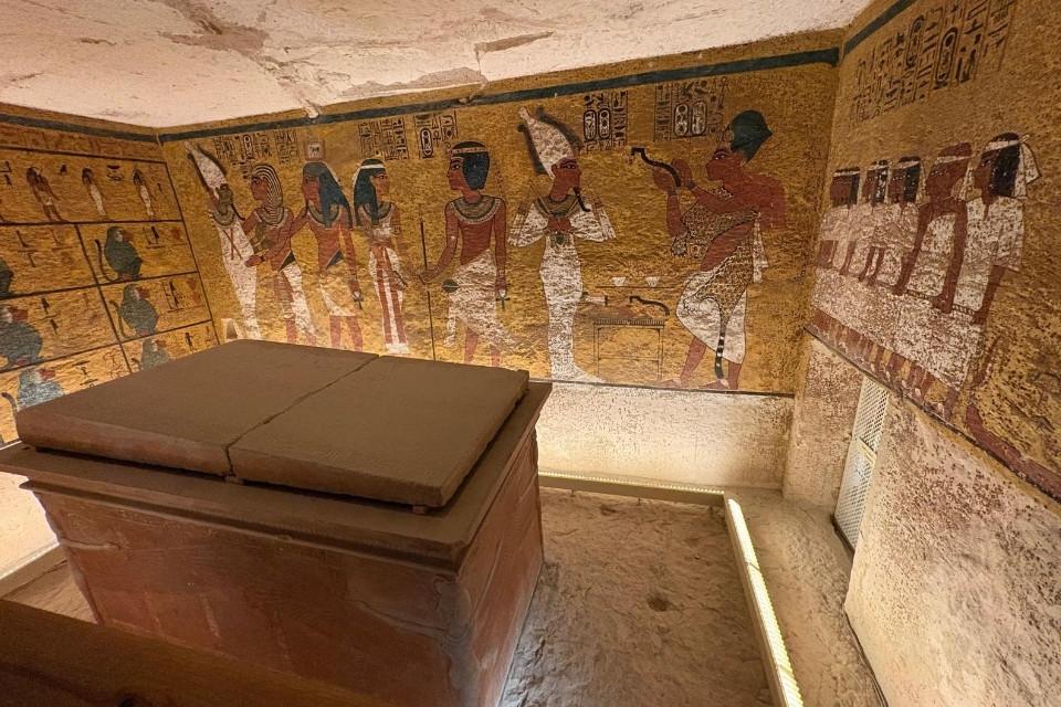 Graf van Toetanchamon in de Vallei der Koningen, Egypte | Foto: reisleidster Willy