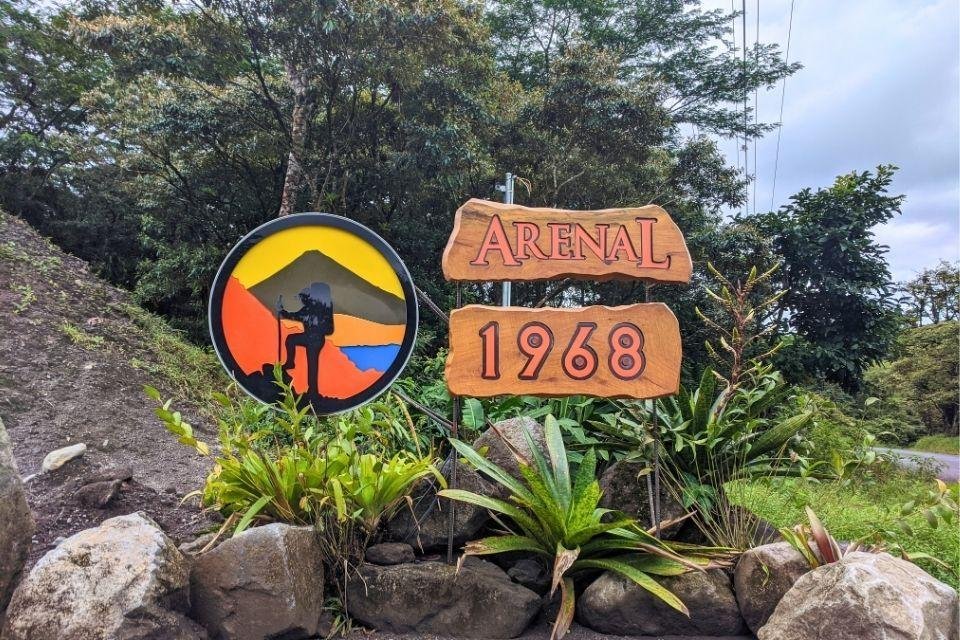 Ingang van Volcano Arenal National Park, Costa Rica
