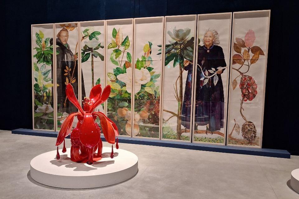 Maria Magdalena Campos-Pons, Anatomy of the Magnolia Tree for Koyo Kouoh and Toni Morrison, 2026 | Foto KaperGerlings