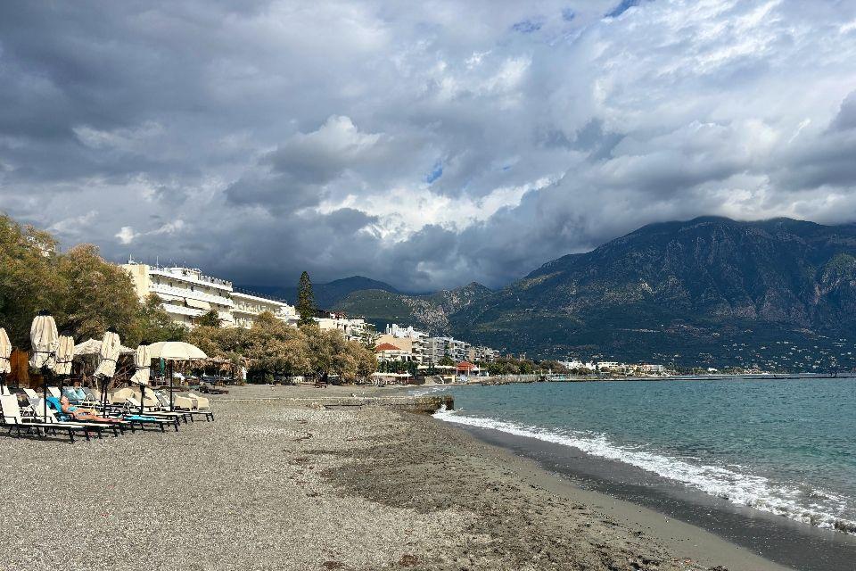 Het strand van Kalamata