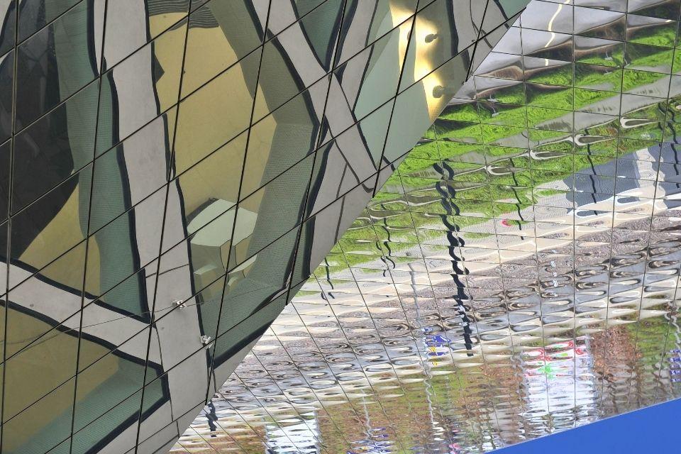 Het Porsche Museum in Stuttgart Duitsland