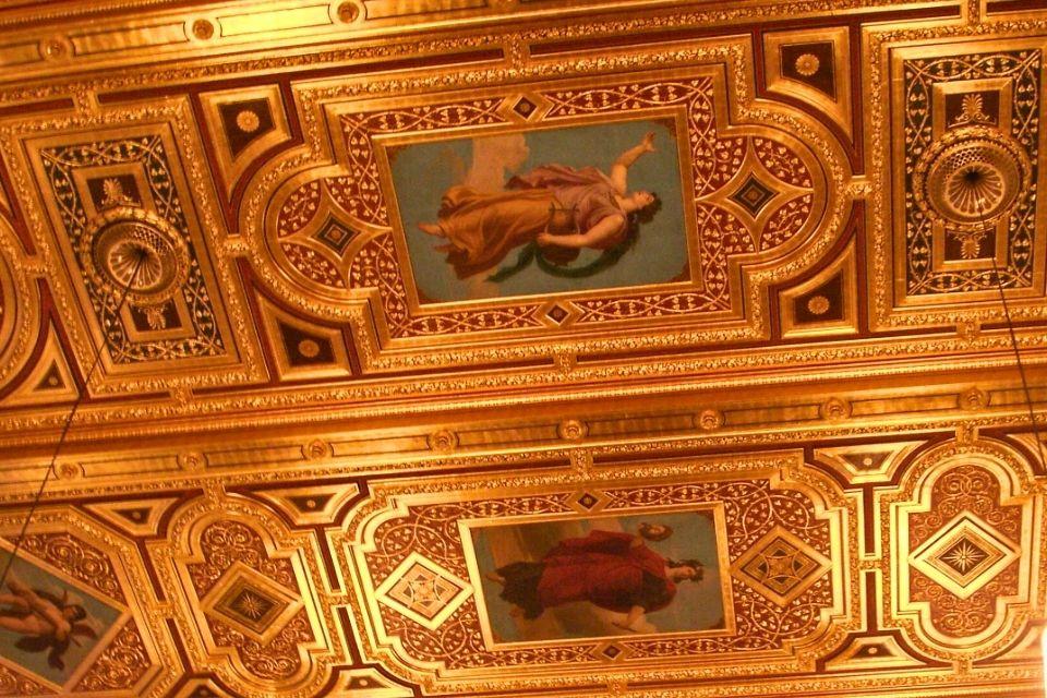 Plafond van de Gouden Zaal in de Wiener Musikverein Wenen Oostenrijk
