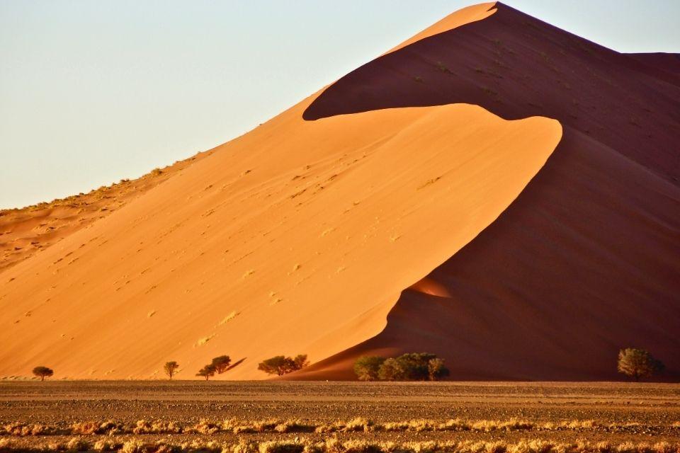 De zandduinen van de Sossusvlei Namibië