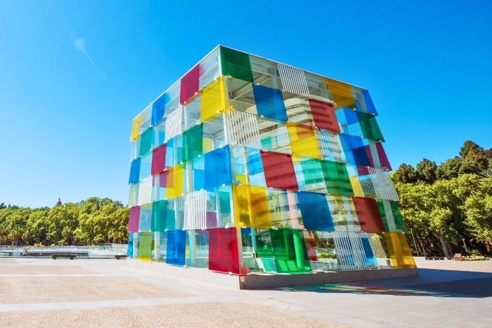Centre Pompidou in Málaga Spanje