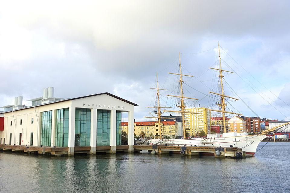 Marinmuseum in Karlskrona, Zweden