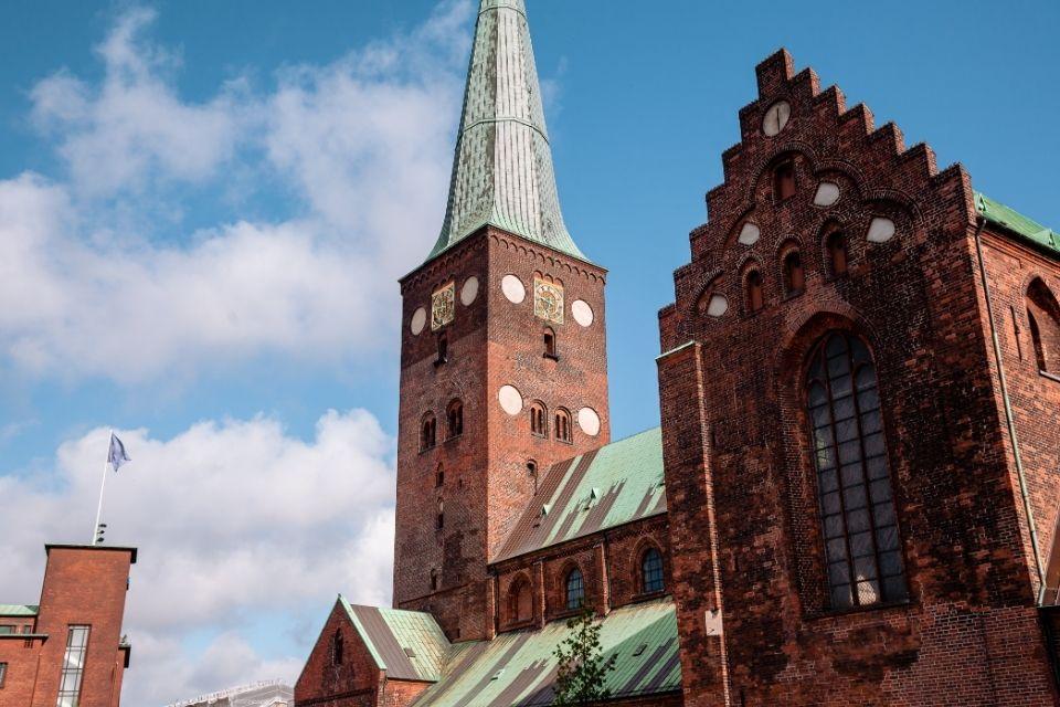 De 12e-eeuwse romaanse kathedraal van Århus, Denemarken