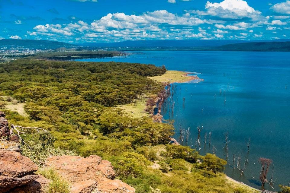 Lake Nakuru in Kenia