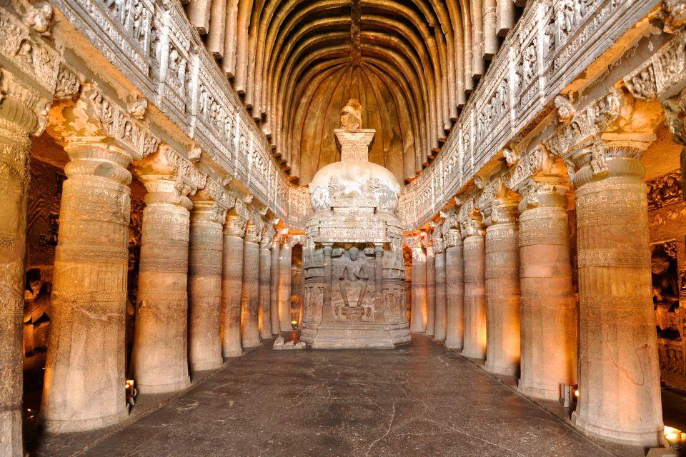Rotsgrotten van Ajanta Aurangabad India