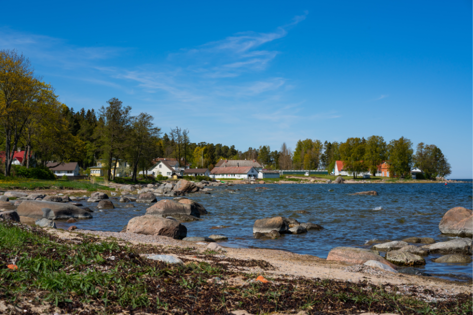 Het vissersdorpje Käsmu Estland