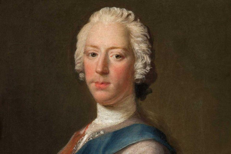 Portret van Bonnie Prince Charlie in de Scottish National Portrait Gallery 