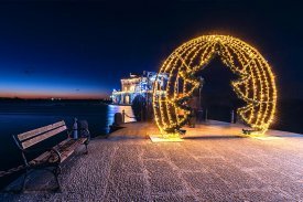 Napels. kerst, Italië Napels. kerst, Italië