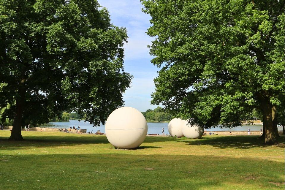 Park am Aasee in Münster © Stadt Münster Duitsland