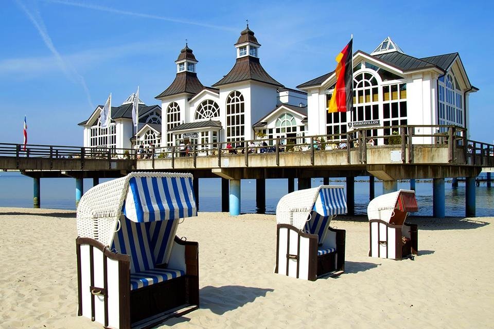 Strandbad Sellin, Rügen, Duitsland