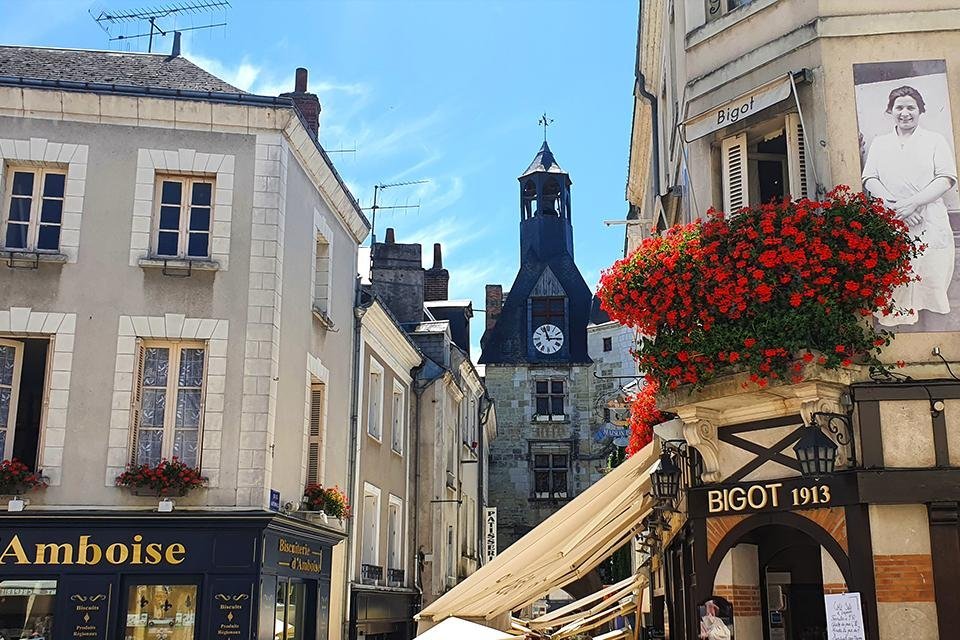 Tour de l'Horloge, Amboise, Loire, Frankrijk