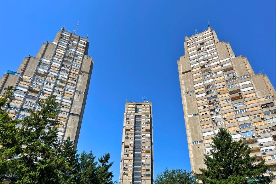 Eastern City Gate in Belgrado Servië