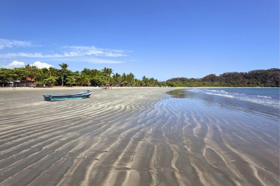 Het strand van Samara, Costa Rica
