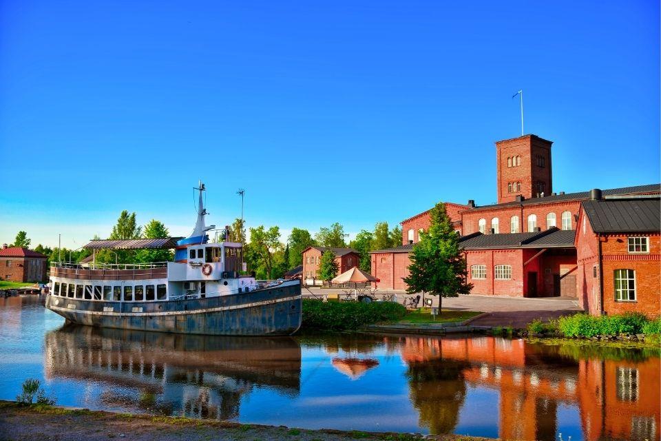 De oude spinnerij in Forssa Finland