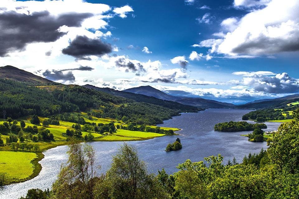 Loch Tummel Schotland Groot-Brittannië