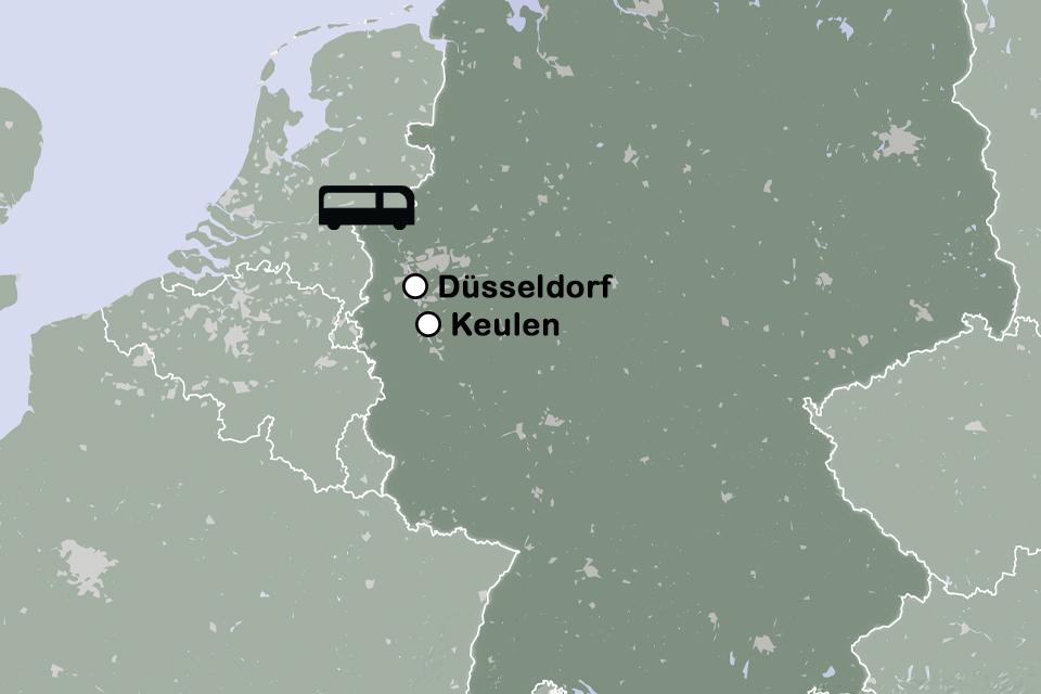 Routekaart Unieke exposities in Düsseldorf en Keulen